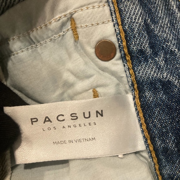 Pacsun Two Tone High-rise Jeans Size 24 - Picture 8 of 12